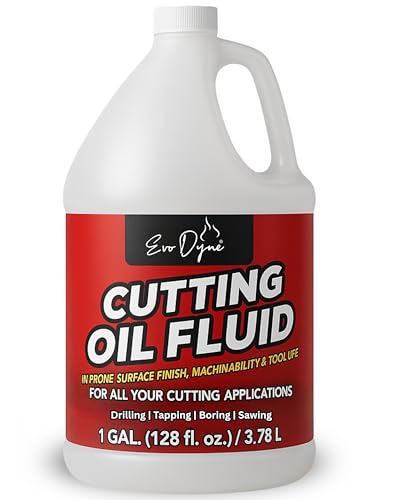 Evo Dyne Cutting Fluid, Made in USA - Multipurpose Metal Cutting Oil - for Drilling, Tapping,