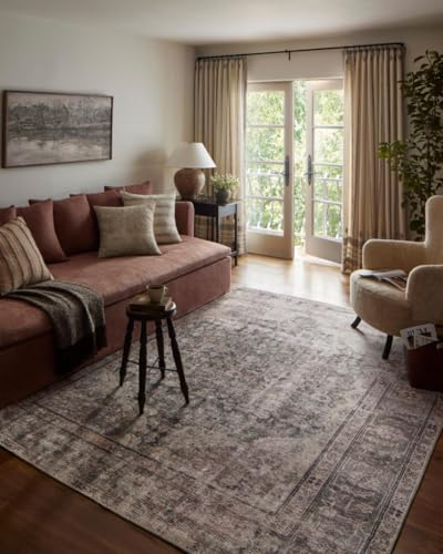 Loloi Amber Lewis Georgie Collection GER-08 Lagoon/Beige 2'-3" x 3'-9", .19" Pile Height, Accent Rug