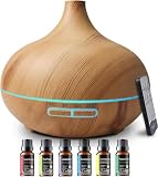 Pniaw 550ml Diffuser with 6 Oils