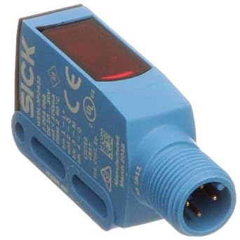 SICK WSE9L-3P2437 1058181, 2 Sensor Set, 4-PIN M12 Connector, 60M Range, Laser Class 1, Laser THRUBEAM, M3 Hole, PHOTOELECTRIC Switch, PNP, Through-Beam Sensor