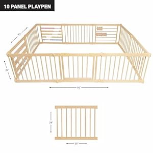 Wooden playpen extra large for toddlers and babies 810 wood playpen panels foldable playpen adjustable baby playpen wooden foldable baby playpen extra large baby playpen baby play gate  urban country home decor