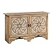 Sauder 420826 Viabella Storage Cabinet, 50.87" L x 16.69" W x 30.87" H, Antigua Chestnut Finish