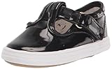 Keds Kids Baby Core Champion LACE Toe Cap Tstrap Sneaker, Black Patent, 3 US Unisex Infant