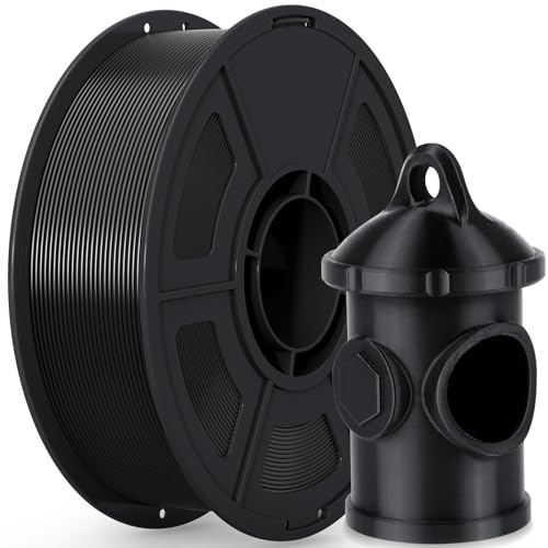 Image of iSANMATE ASA Filament 1.75mm Black 1KG, UV & Weather Resistant 3D Printer Filament Perfect for Outdoor Functional Parts, Dimensional Accuracy + /- 0.02mm, 1kg Spool (2.2lbs)