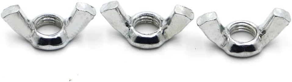 Wing nut, Hand Twist nut, Wing Nuts 304 Stainless Steel Hand Tight Cap(M5 10pcs)