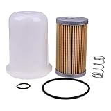 Femjork Fuel Filter with O-ring & Bowl 15231-43560 1T021-43580 Compatible with Kubota B6000 B6100