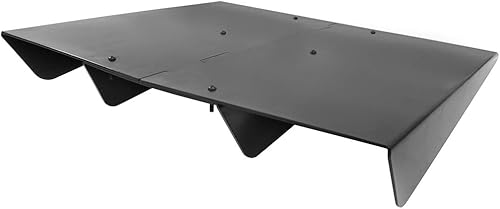 Miniatura 8 de IKON MOTORSPORTS Difusor trasero, compatible con vehículos universales de 22 x 20 pulgadas, plástico ABS sin pintar, alerón trasero debajo de la