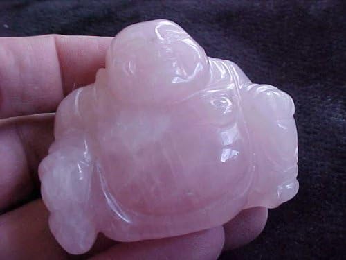 Gemqz D4212 Rosequartz Happy Buddha Prosperity !!!