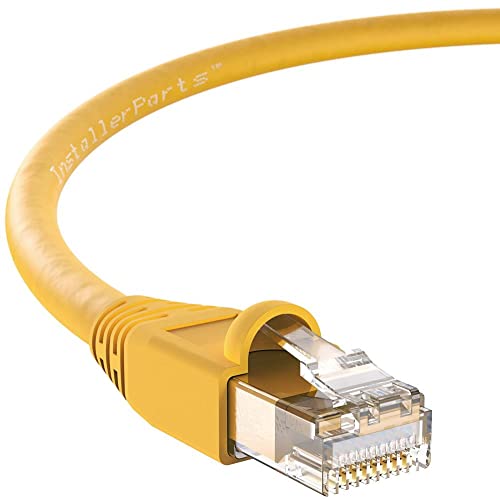 InstallerParts Ethernet�P�[�u�� CAT6A�P�[�u�� UTP�i�V�[���h�Ȃ��c�C�X�g�y�A�j 5 Feet �C�G���[ 4920