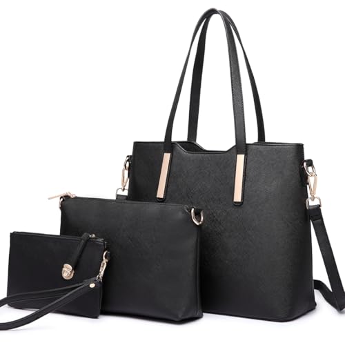 Miss Lulu Handtasche Damen Schultertaschen für Tragetasche Tote Bag Groß...
