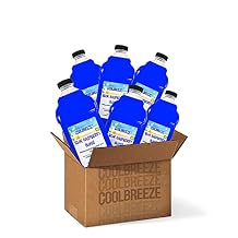 Coolbreeze Beverages Blue Raspberry Slush Ready to Use Frozen Drink Machine Mix, Granita, Slushy Flavor Syrup - One Case