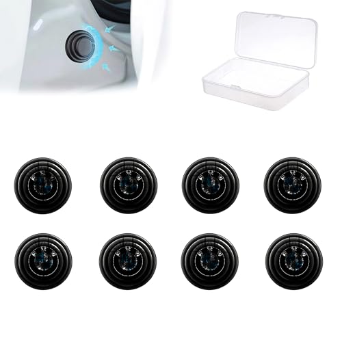 Image of 8Pcs Car Door Shock Absorber Protector Rubber Pads Guard Accessories Protection Stickers Compatible for X1, X3, X4, X5, X8, Series 2, 3, 5, 7, 6, i4, i5, iX1, M8, Z4