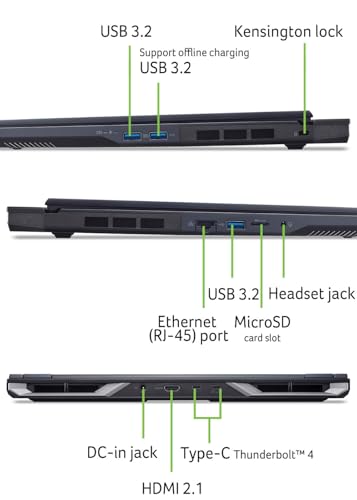 Acer Predator Helios Neo 16 AI (PHN16-73-963H) Gaming Laptop, 13 Tops, 16 WQXGA IPS 240Hz Display, Intel Core Ultra 9 275HX, 32 GB RAM, 1 TB SSD, NVIDIA GeForce RTX 5070, Windows 11, QWERTZ Tastatur
