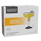 Bartesian Cocktail Mixer Ananas Margarita - Ingrédients pour Tequila Cocktail - Capsules pour le Bartesian Cocktail Maker - Préparation sans alcool à mélanger avec des spiritueux - Lot de 8 capsules