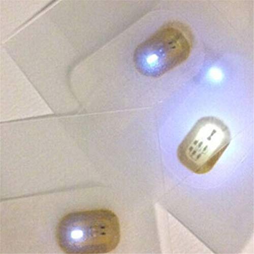Mezerdoo 3pcs DIY Mobile Sensors New LED Light Flash Affixed Scintillation Nail Art Sticker Decor polish Chip Manicure Decorations Phone Tips