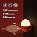 Luz de Noche Nueva Lámpara De Pared Cápsula Inducción Luz Inducción Inteligente...