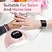 JODSONE Quick U V LED Nail Lamp with 4 Timer Settings Auto Sensor Nail Dryer Pink