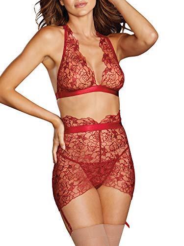 Ensemble de lingerie femme broderie florale Dreamgirl confortable et sans armatures