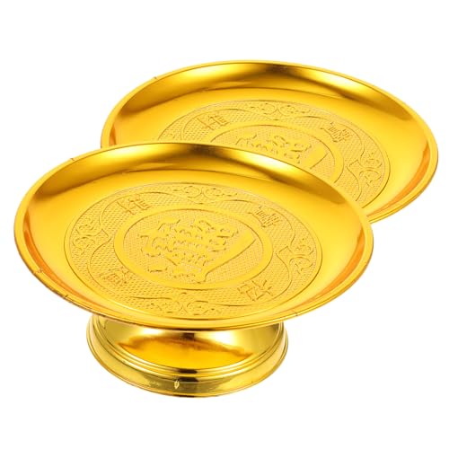 Alipis Tray Offering Plate Buddha Pooja Trays Fruit Bowl for Table Easy to Clean