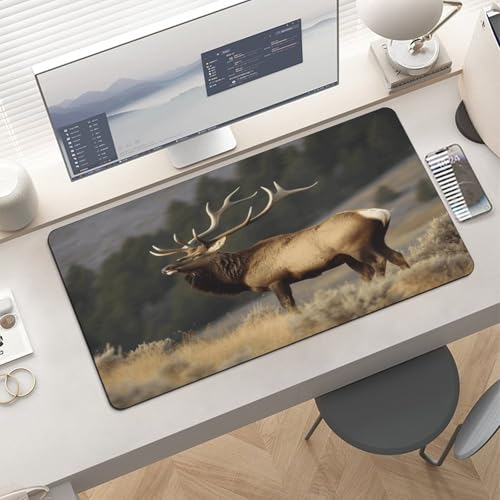 Bull Elk Desk Pad Alfombrilla de Goma 30x60 cm Estilo miniatura 6