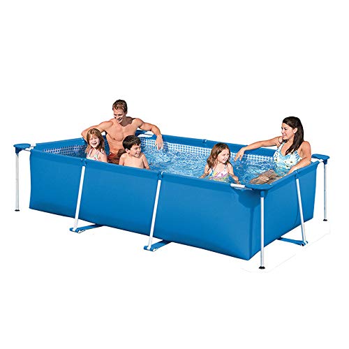 GYJ Large Bracket Swimming Pool, Frame Rectangular Pool, Thickening Size Portable Foldable, Center Pool, Durable and Comfortable