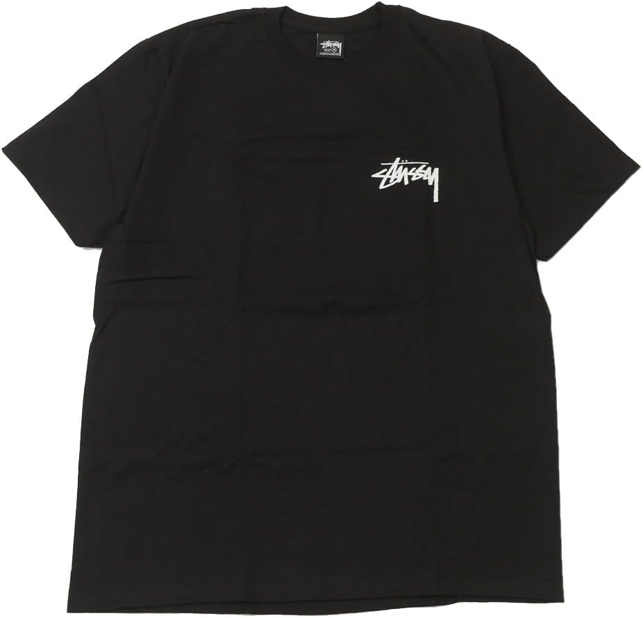 ★関税込★Stussy★Stussy Classic Dot T-Shirt★Black Stussy Dot Stamp Tee Black Men's - SS24 - US