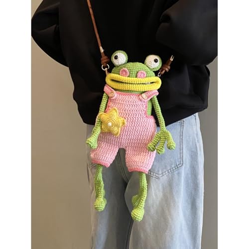 Sac en crochet grenouilles idéal pour vos sorties et voyages - 2