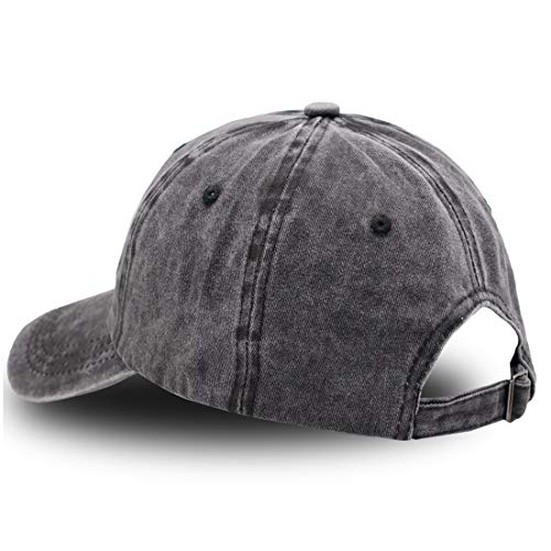 Image of KKMKSHHG Unisex Mama Bear Denim Hat Adjustable Washed Dyed Cotton Dad Baseball Caps