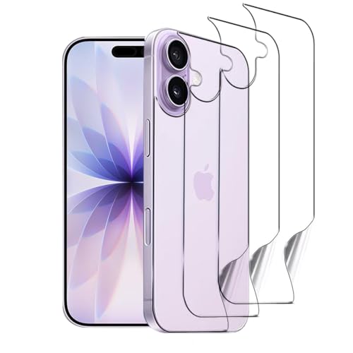 SRSRROP 【3 Pièces】 Retour Protection Écran pour iPhone 17 6.3"
