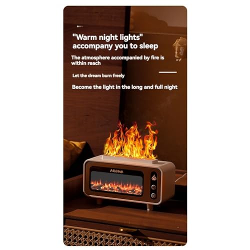 Diffuseur Flame 7 couleurs à arrêt automatique pour la maison