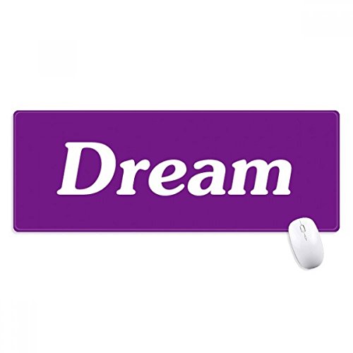 Tapis de souris antidérapant de qualité supérieure Dream Word au motif épuré