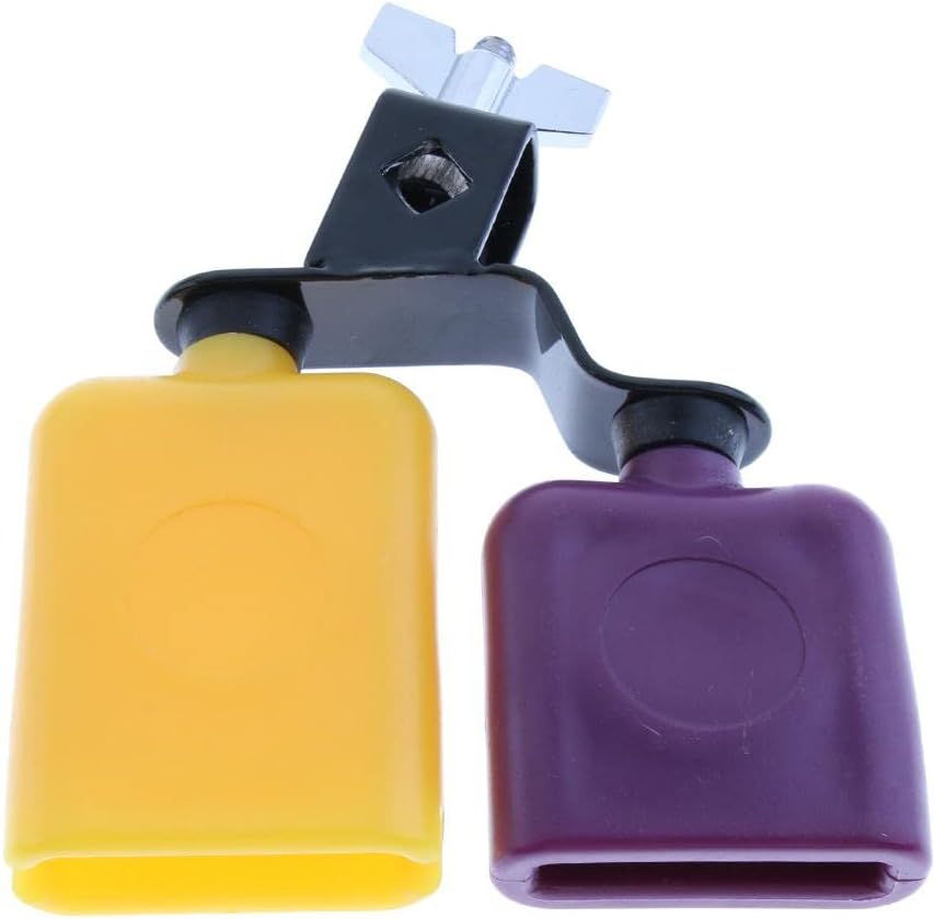 Multicolor Cowbell Drum Set Kit Musical Percussion Accessory