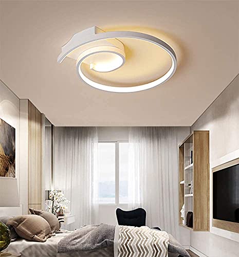 Plafonnier LED moderne salon et chambre : éclairage intérieur dimmable - 6