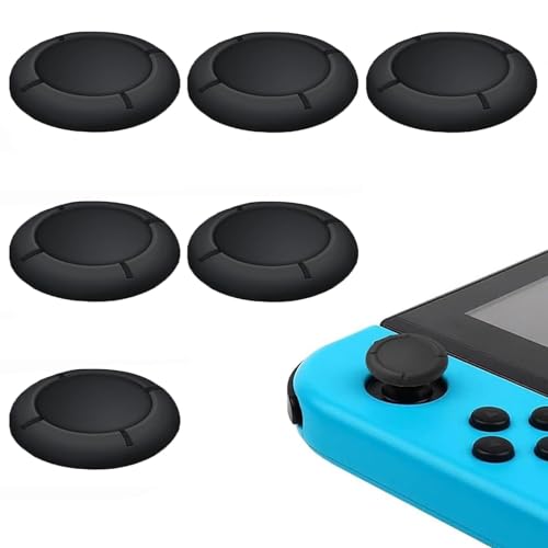 6 Pcs Replacement Joystick Covers for Nintendo Switch OLED, Thumb Controller Caps Grips Analog Thumbstick Replacement Caps for Nintendo Switch & Switch Lite