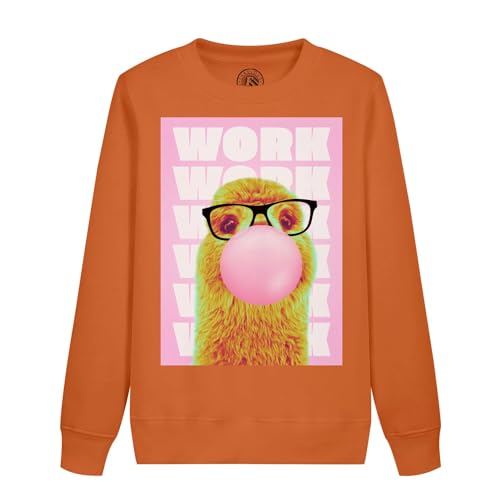 Sweatshirt enfant lama work vintage en coton pour fille et garçon