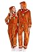 Gingerbread Onesie Adult, Christmas Onesie Pajamas Women Men, Family Gingerbread Costume Teen XX-Large