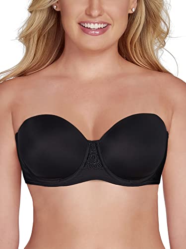 Image of Vanity Fair Women's Beauty Back Smoothing Strapless Bra, 4-Way Stretch Fabric, Lightly Lined Cups up to H
