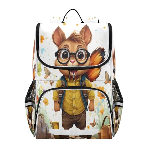 Sac à dos dessin animé moutons haute capacité et léger pour l'école