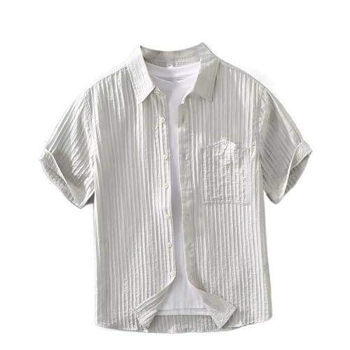 Chemise homme à rayures pour un été décontracté et élégant en terrasse