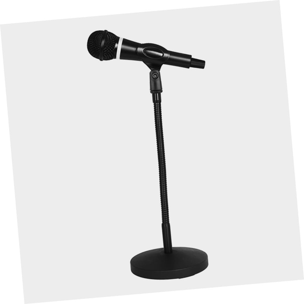 SUPVOX Supporto Microfono Da Tavolo Regolabile Metallo Con Base Stabilizzante Per Uso Gaming e Streaming Asta Telescopica Per Microfono Professionale