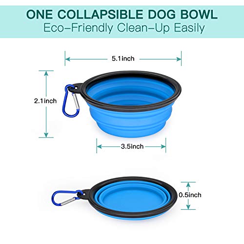 Yicostar Dog Water Bottle for Walking, 20 OZ Travel Pet Water Bottle with Potty Waste Bag for Dogs, Portable Dog Water… - Image 5