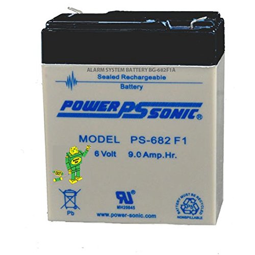 Power Sonic PS-682F1 6V9.0AH F1