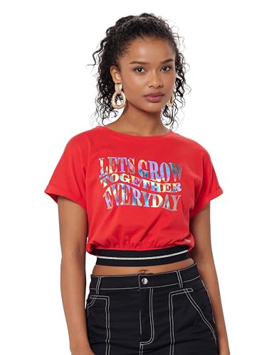 Image of Pepe Jeans Women's Cotton Relaxed Fit T-Shirt