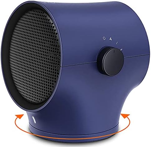 Space Heater, 1s Fast Heating Electric Heaters for Indoor Use with 3 Settings, Wide Oscillating Ceramic PTC Personal Heater, Aikoper Portable Room Small Heater with Overheat & Tip-over Protection