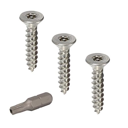 Tamper-Resistant Stainless Steel Screws - 10 Pack
