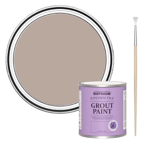 Rust-Oleum Stain-Resistant Kitchen Tile Grout Paint - Oatfield 250ml