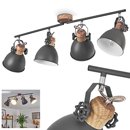 Deckenstrahler Banjul, industrielle Deckenlampe aus Metall in...