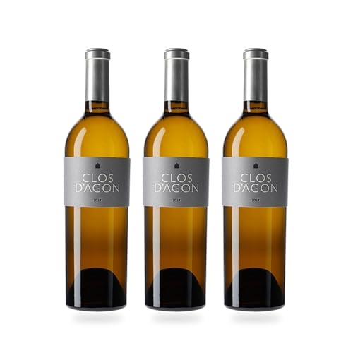 Clos d'Agon Blanco vino blanco premium selección gourmet – 3 Botellas x 75 cl