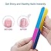 7 Way Nail Buffer (6 Pcs), Nail Buffers Blocks for Natural Nails Shine Smoother Buffing Block for Shinning Fingernail Emery Board Buffing Blocks (6 Pcs Shine Buffer 7 Way)
