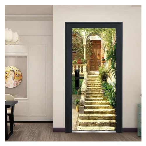 Stickers de porte stéréo 3D K 85x215cm pour rénovation de maison